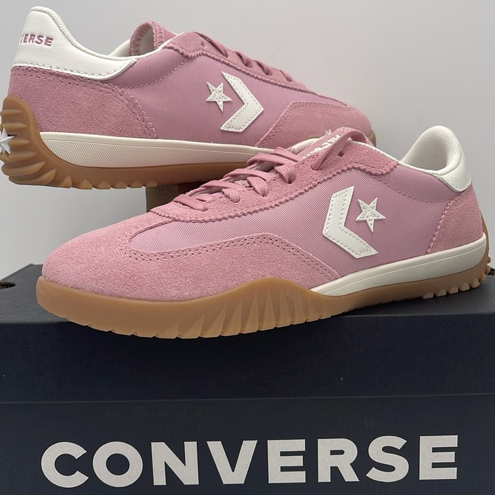 Converse Men’s RUN STAR TRAINER OX LOTUS PINK/EGRET/WHITE A13362C Sneakers - Picture 10 of 16